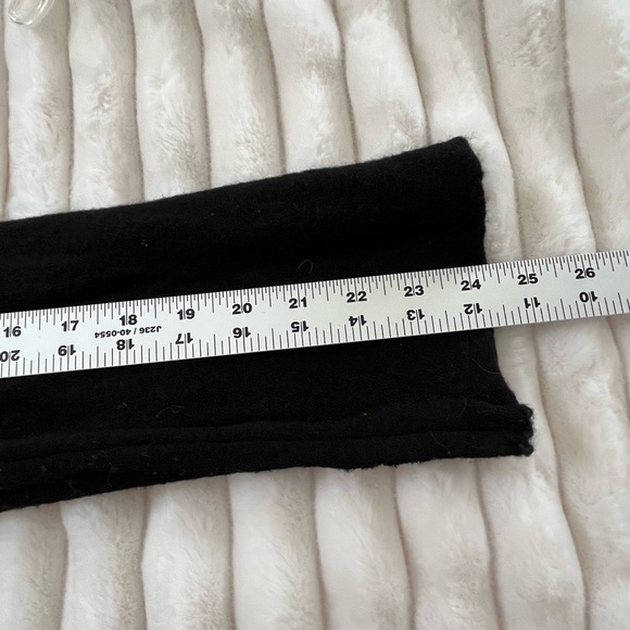 Soft Surroundings Black Double Breasted Boiled Wool Moto Jacket Size XS - Picture 15 of 16